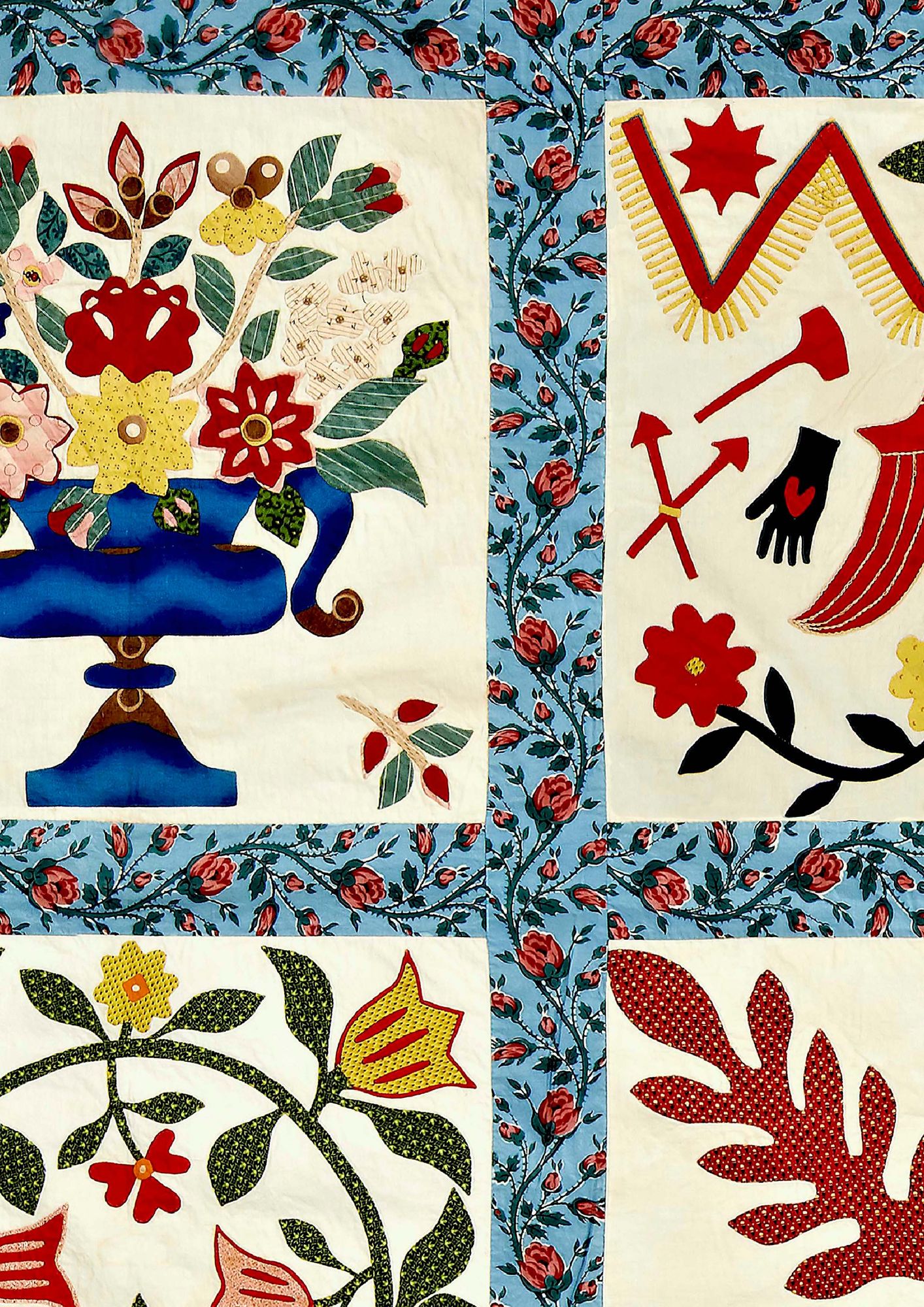 Baltimore Document Patchwork Fabric by Lewis & Wood