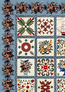 Baltimore Document Patchwork Fabric by Lewis & Wood