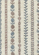 Bandana Blue Almond Wax Works Fabric by Lewis & Wood