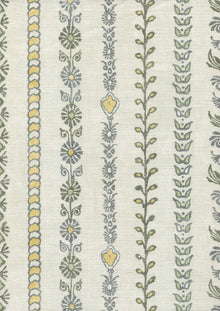 LW324 241 Bandana Citrus Fabric by Lewis & Wood
