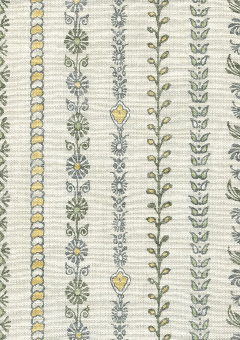 LW324 241 Bandana Citrus Fabric by Lewis & Wood