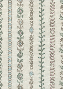 LW324 541 Bandana Sherbet Fabric by Lewis & Wood