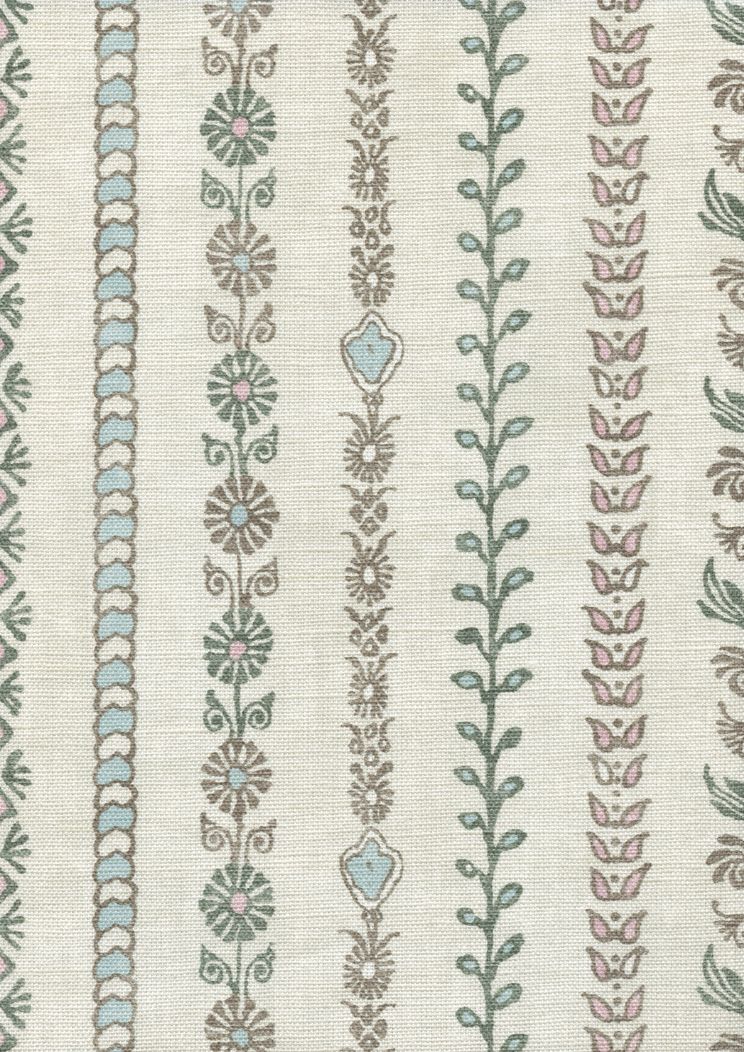 LW324 541 Bandana Sherbet Fabric by Lewis & Wood
