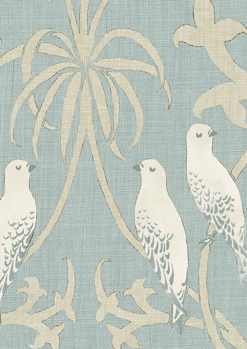 Bella Camomile Wide Width Wallpaper By Lewis & Wood