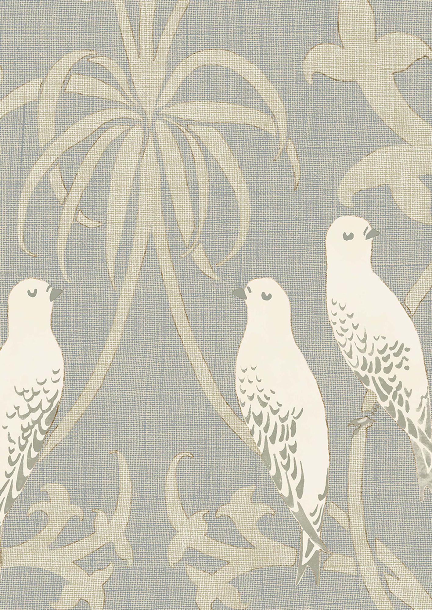 Bella Earl Grey Wide Width Wallpaper By Lewis & Wood