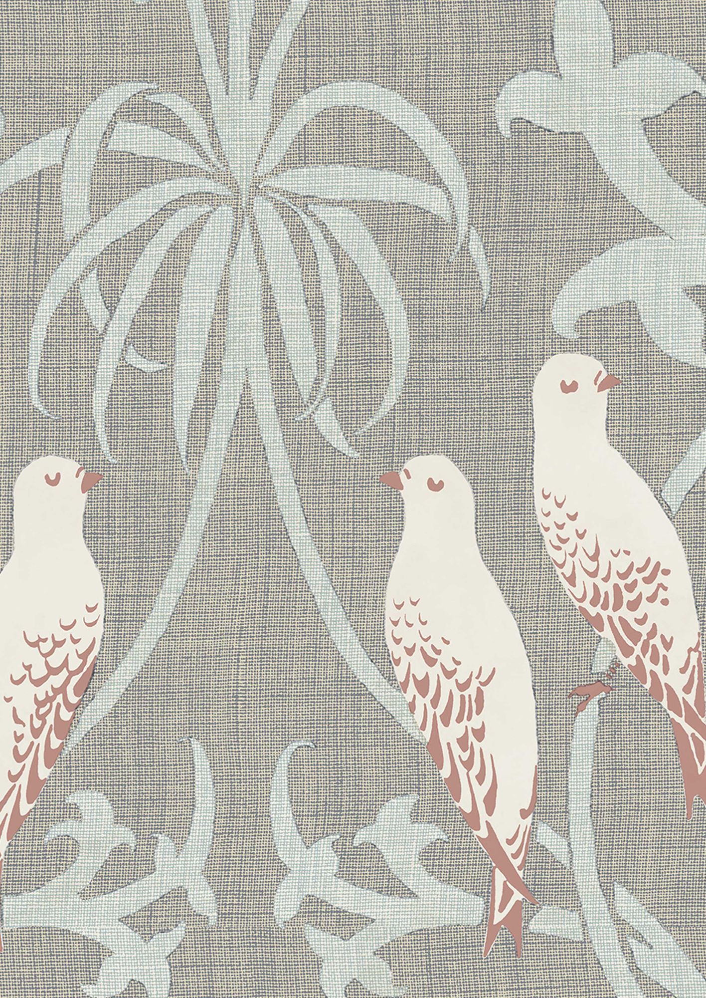 Bella Sugar Almond Wide Width Wallpaper By Lewis & Wood