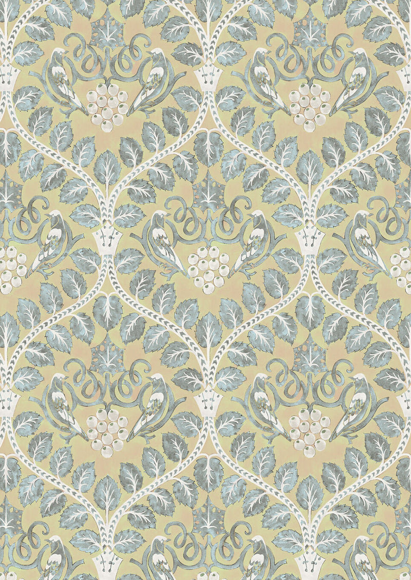 Berry Brothers Pippin Wide Width Wallpaper By Lewis & Wood