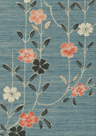 Blossom Coral Sea Wax Works Fabric by Lewis & Wood