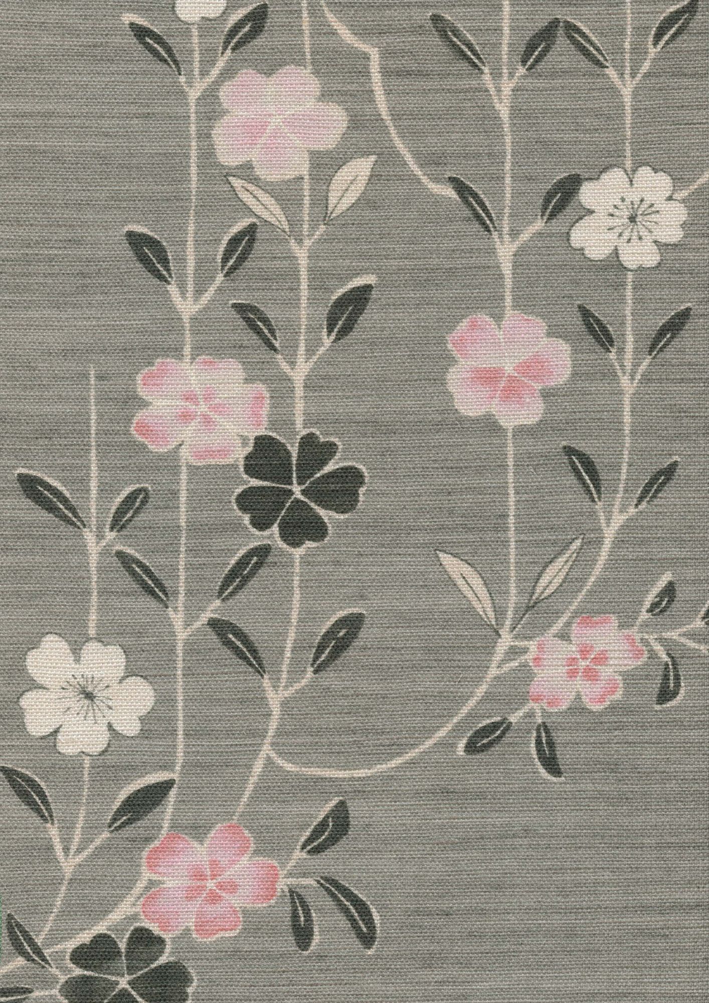LW 325 623 Blossom Powder Cloud Fabric by Lewis & Wood