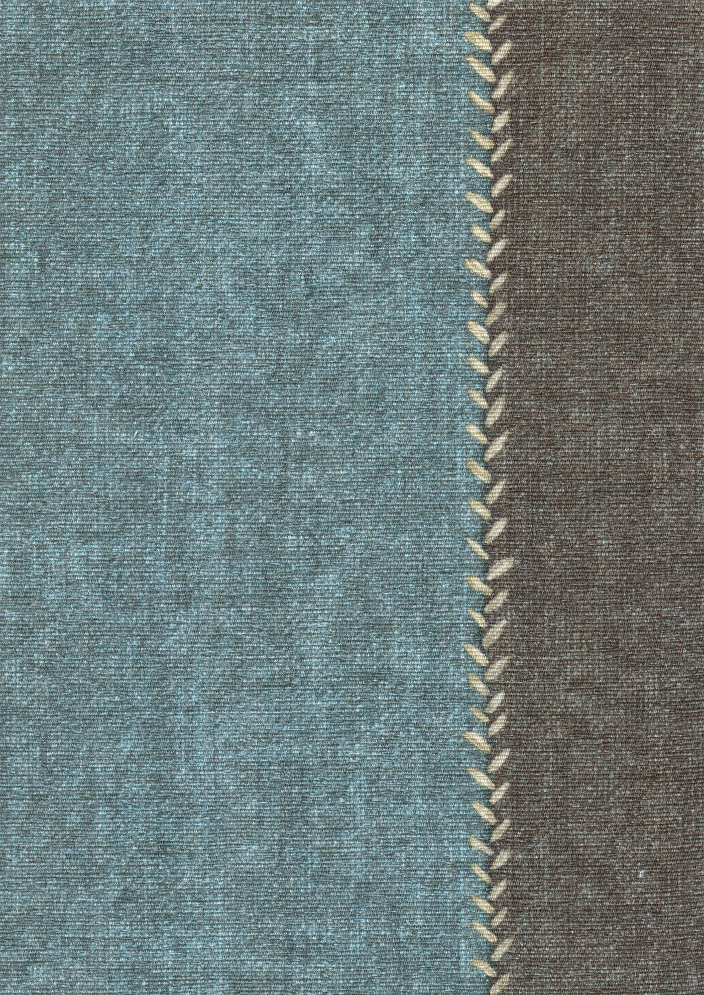 LW 348 643 Caravan Blue Mountain Fabric by Lewis & Wood