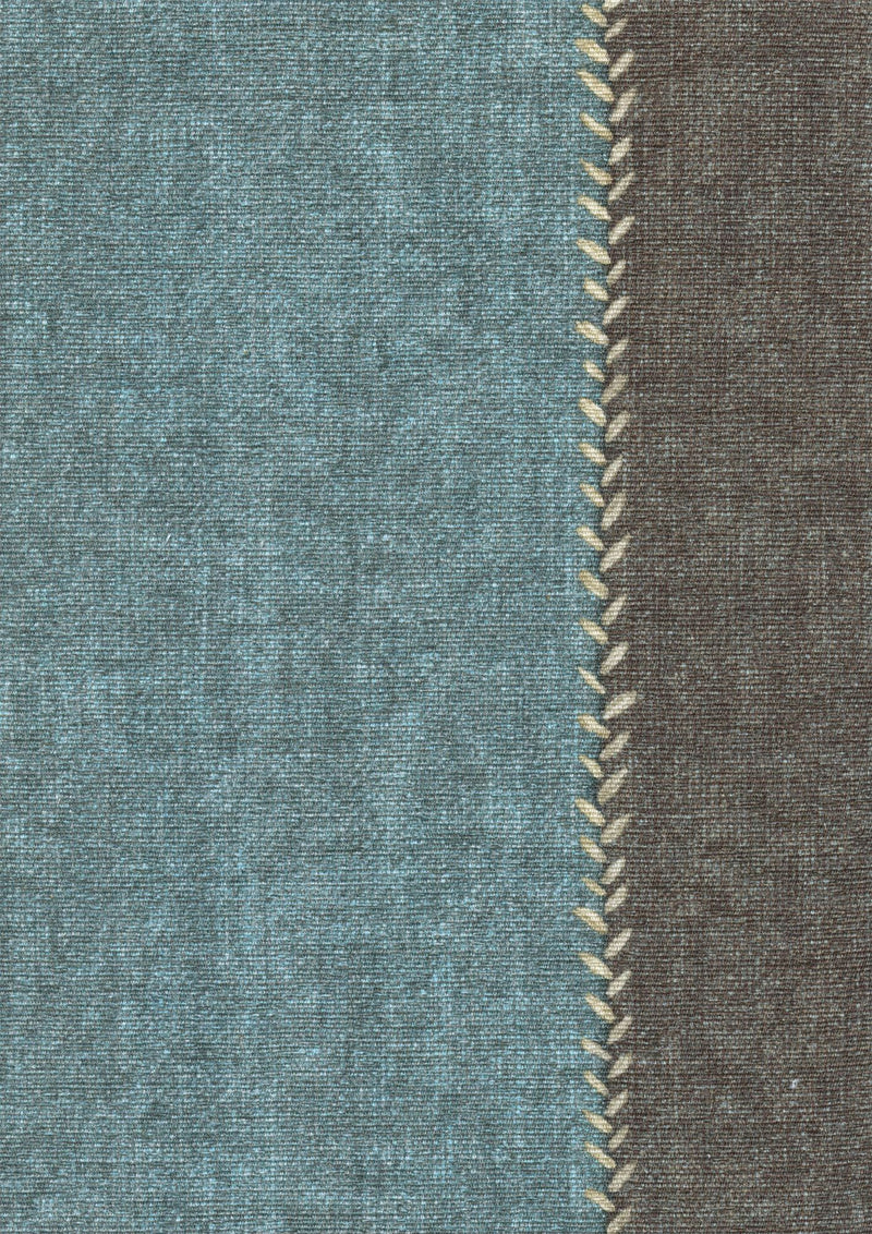 LW 348 643 Caravan Blue Mountain Fabric by Lewis & Wood