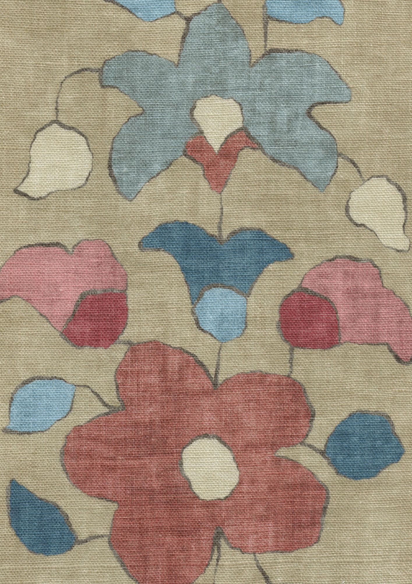 LW 373 680 Chamba Gemstone Fabric by Lewis & Wood