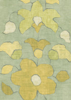 Chamba Lemongrass Sprigs & Twigs Fabric by Lewis & Wood