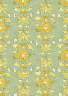 LW 373 681 Chamba Lemongrass Fabric by Lewis & Wood