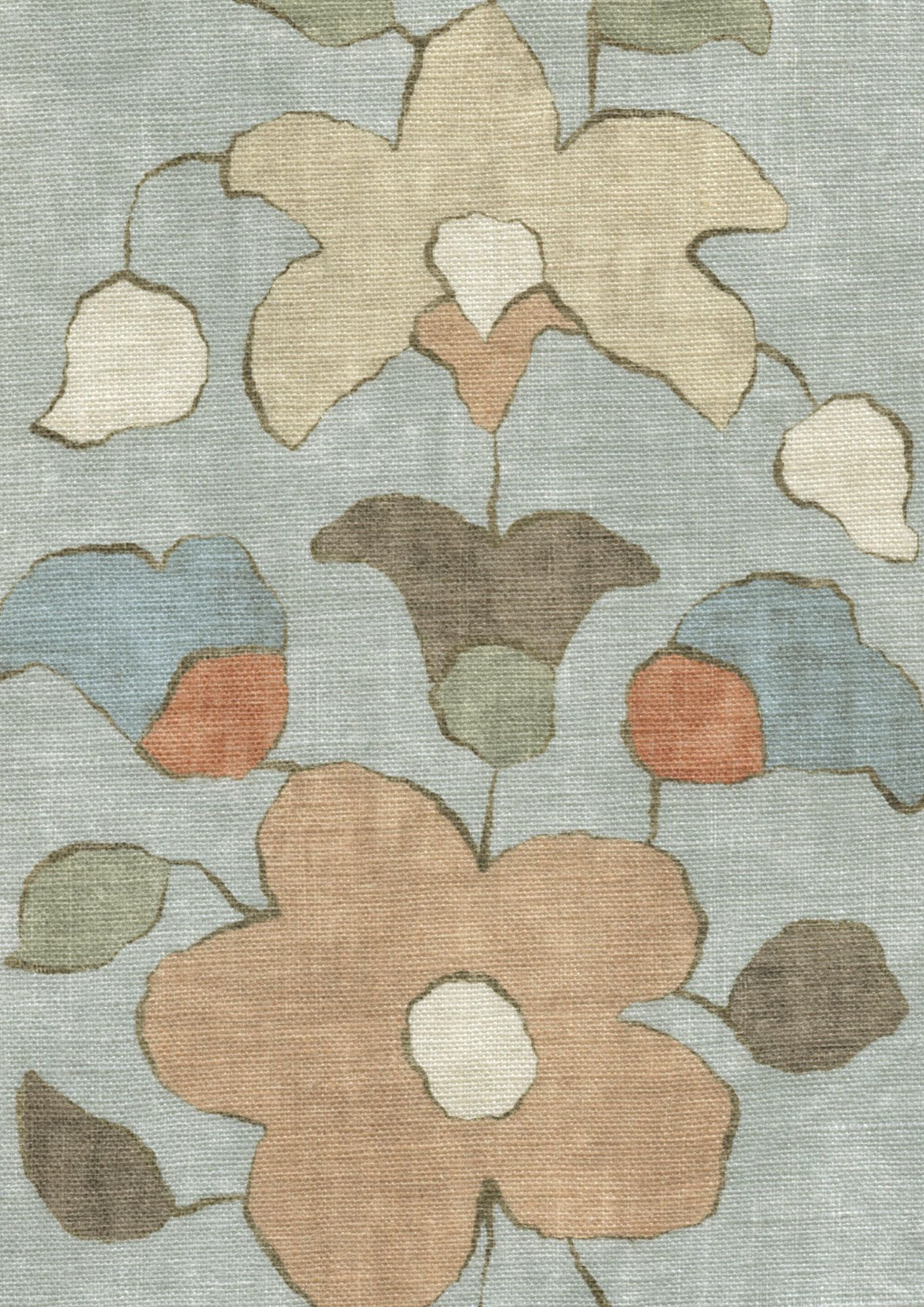 Chamba Woodland Sprigs & Twigs Fabric by Lewis & Wood
