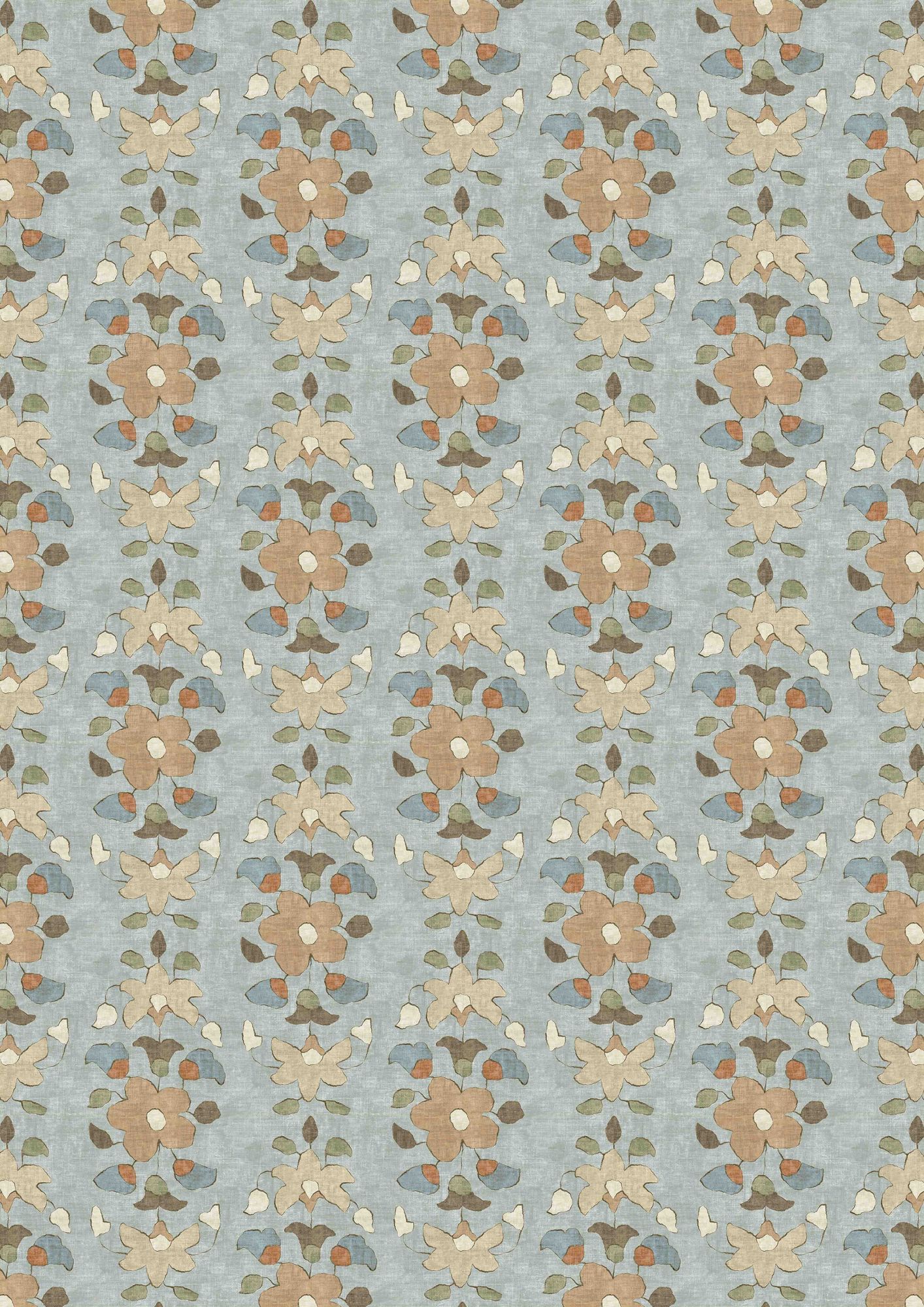 LW 373 682 Chamba Woodland Fabric by Lewis & Wood