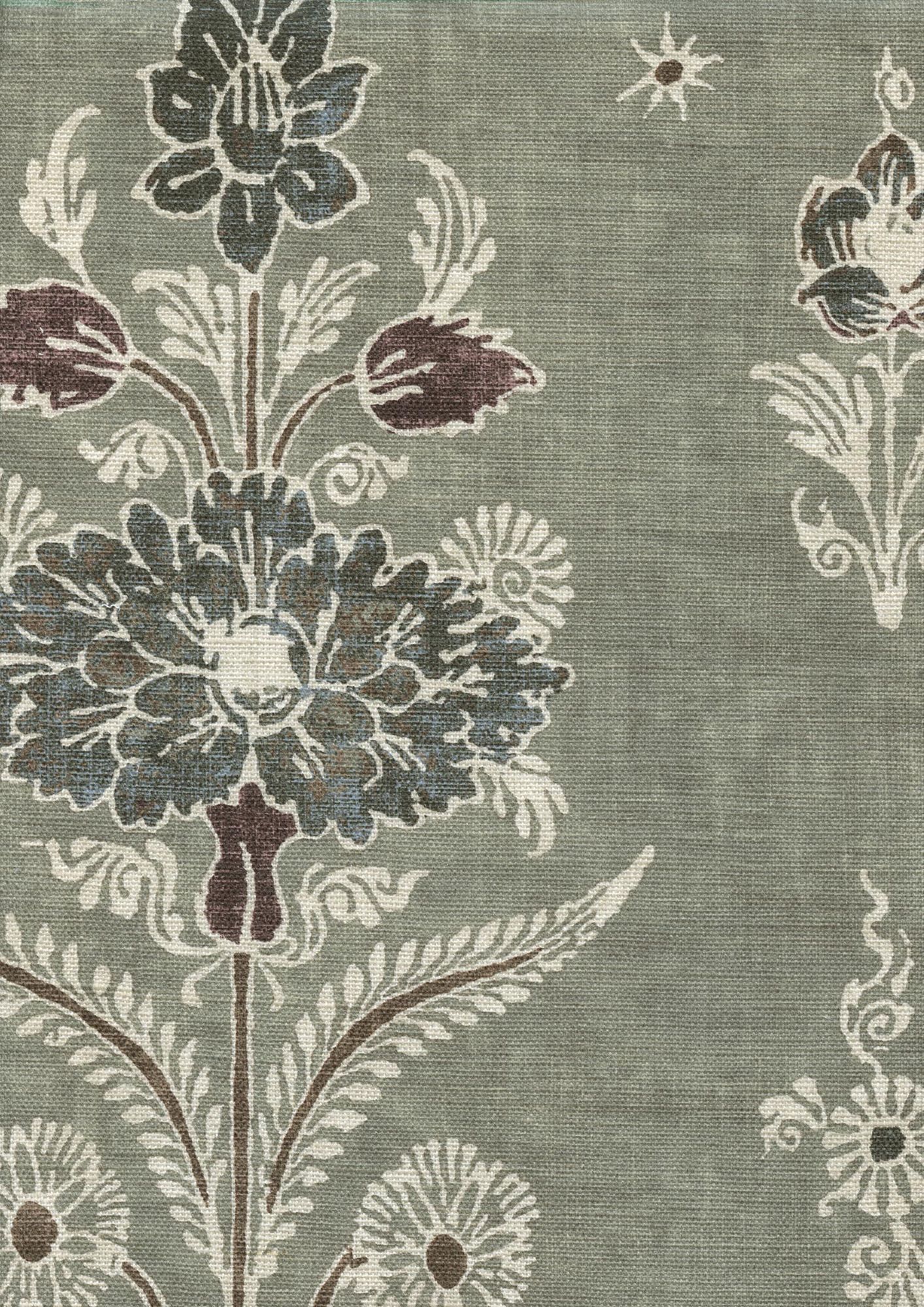 LW 322 617 Citadel Fig Fabric by Lewis & Wood