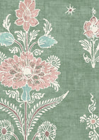 LW 322 362 Citadel Green Glaze Fabric by Lewis & Wood