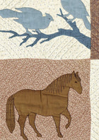 Farm Friends Document Patchwork Fabric by Lewis & Wood