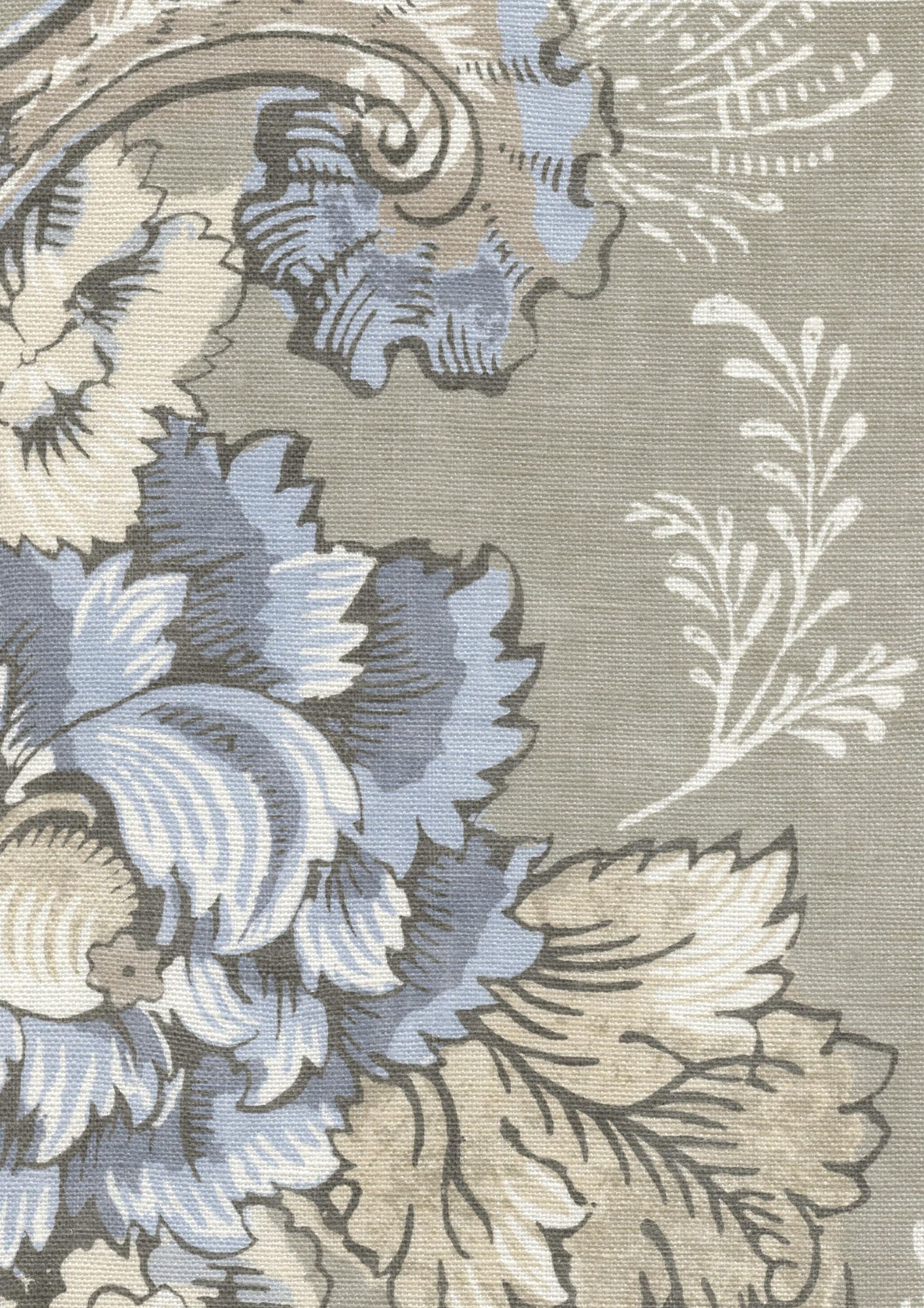 LW 379 686 Georgia Blue Oyster Fabric by Lewis & Wood