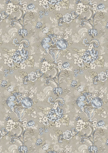 LW 379 686 Georgia Blue Oyster Wallpaper by Lewis & Wood