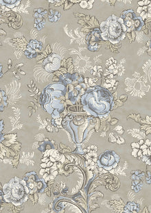 LW 379 686 Georgia Blue Oyster Wallpaper by Lewis & Wood