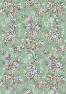 LW 379 687 Georgia Flora Fabric by Lewis & Wood