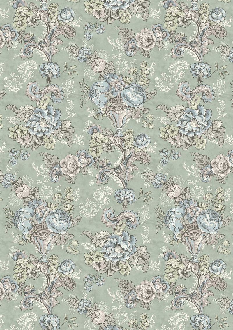 LW 379 687 Georgia Flora Wallpaper by Lewis & Wood