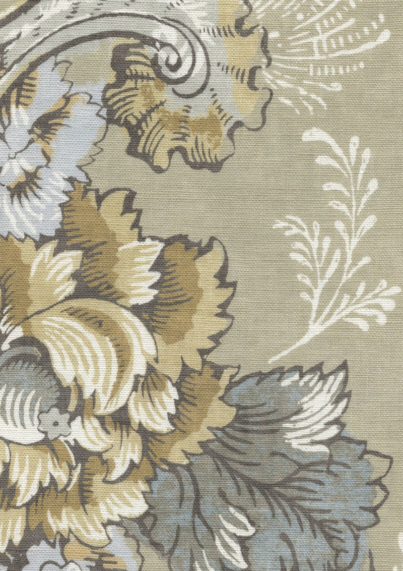 LW 379 688 Georgia Gold Slate Fabric by Lewis & Wood