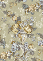 Georgia Gold Slate History Papers Fabric by Lewis & Wood