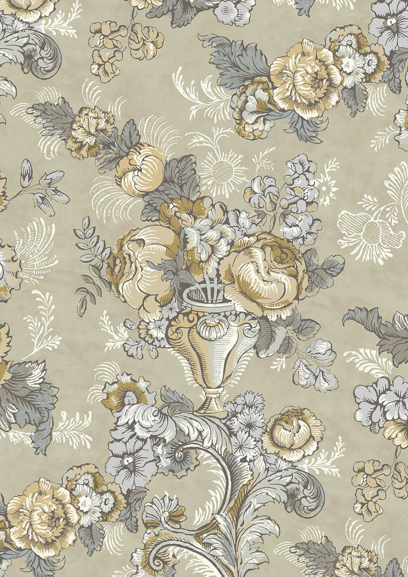 LW 379 688 Georgia Gold Slate Wallpaper by Lewis & Wood
