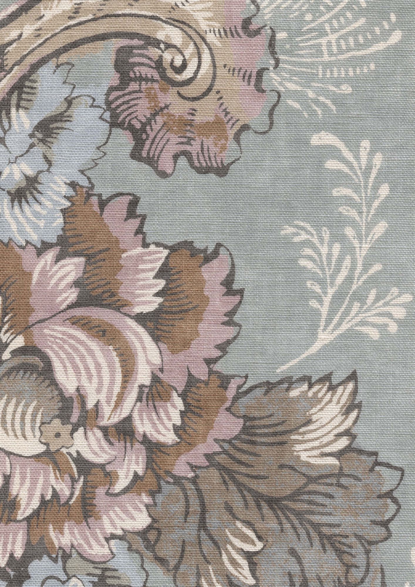 Georgia Pot Pourri History Papers Fabric by Lewis & Wood