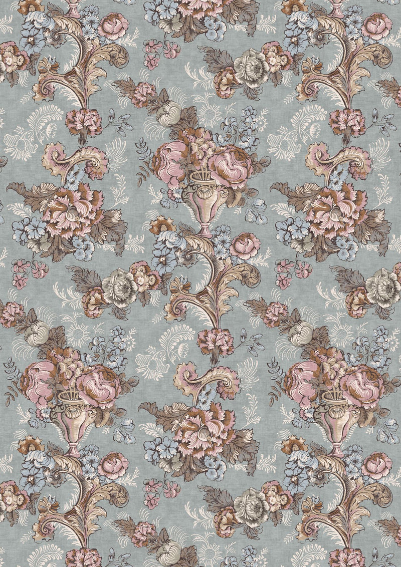 LW 379 648 Georgia Pot Pourri Fabric by Lewis & Wood
