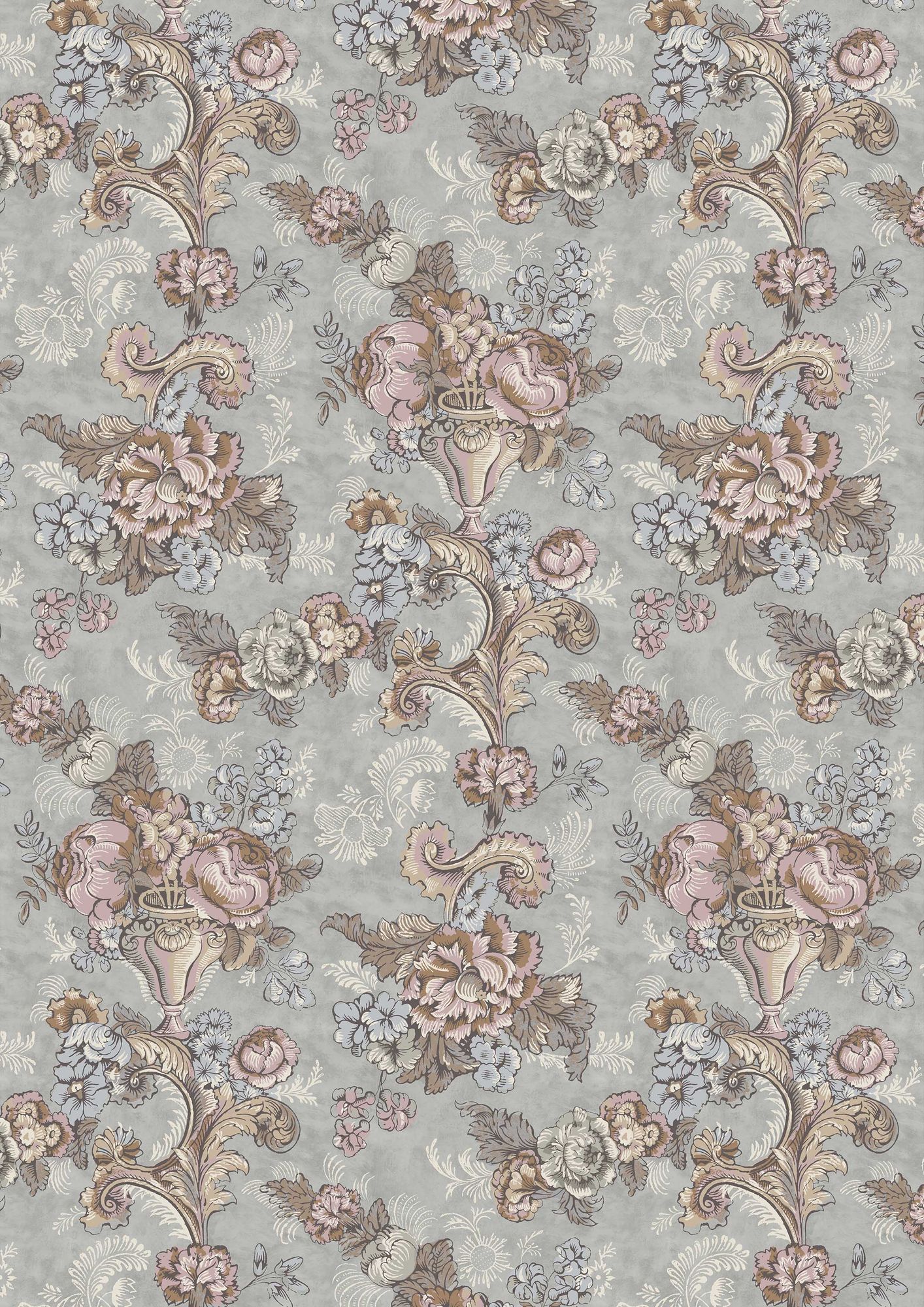 LW 379 648 Georgia Pot Pourri Wallpaper by Lewis & Wood