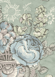 LW 379 687 Georgia Flora Wallpaper by Lewis & Wood