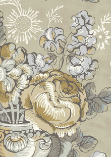 Georgia Gold Slate History Papers Wallpaper by Lewis & Wood