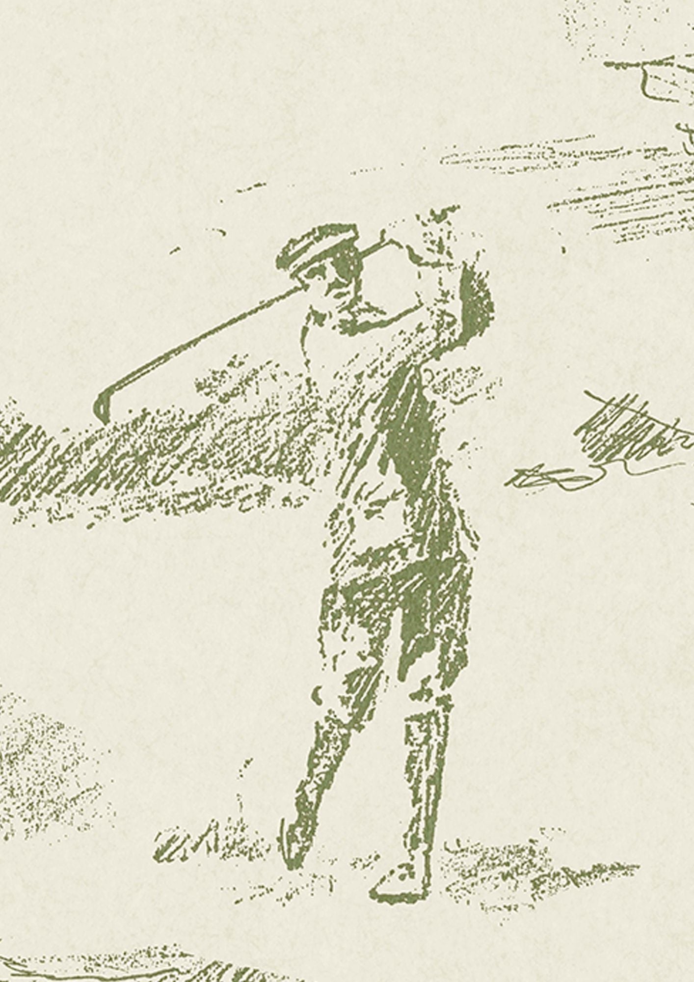LW 73 86 Golfing Lichen Wallpaper by Lewis & Wood