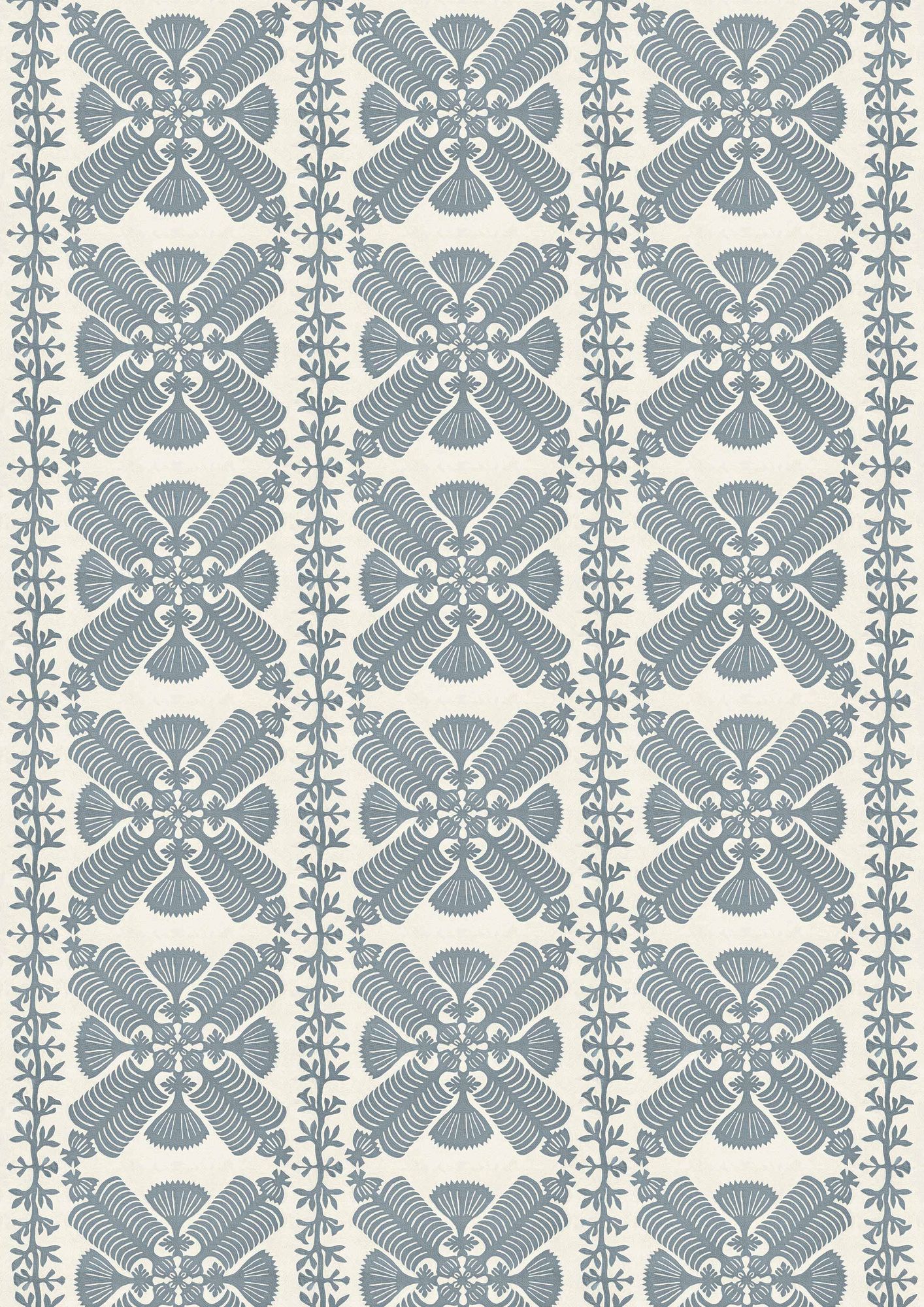 Hawaiian Bluebird Patchwork Fabric by Lewis & Wood