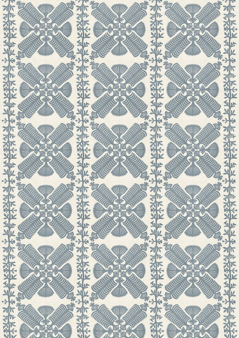 Hawaiian Bluebird Patchwork Fabric by Lewis & Wood