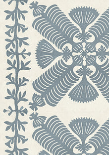 Hawaiian Bluebird Patchwork Fabric by Lewis & Wood