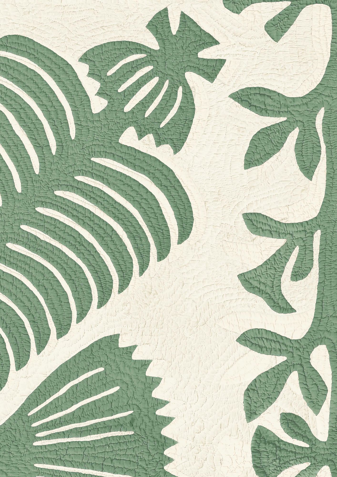 Hawaiian Cactus Patchwork Fabric by Lewis & Wood