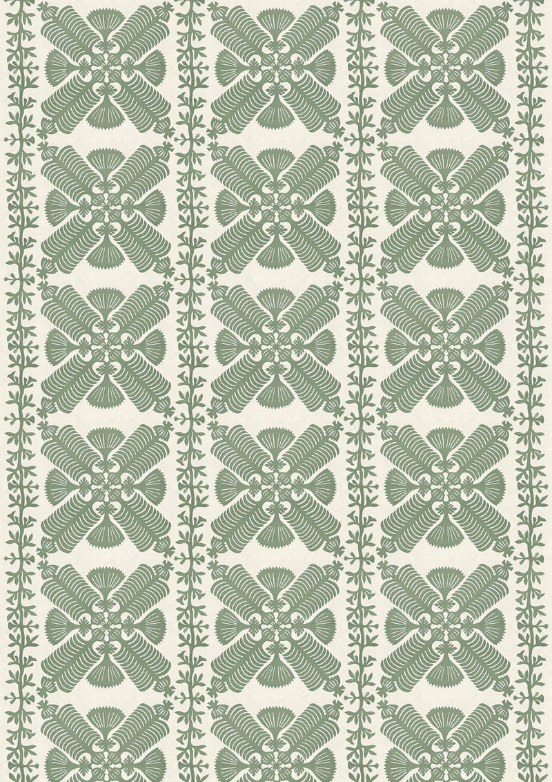 Hawaiian Cactus Patchwork Fabric by Lewis & Wood