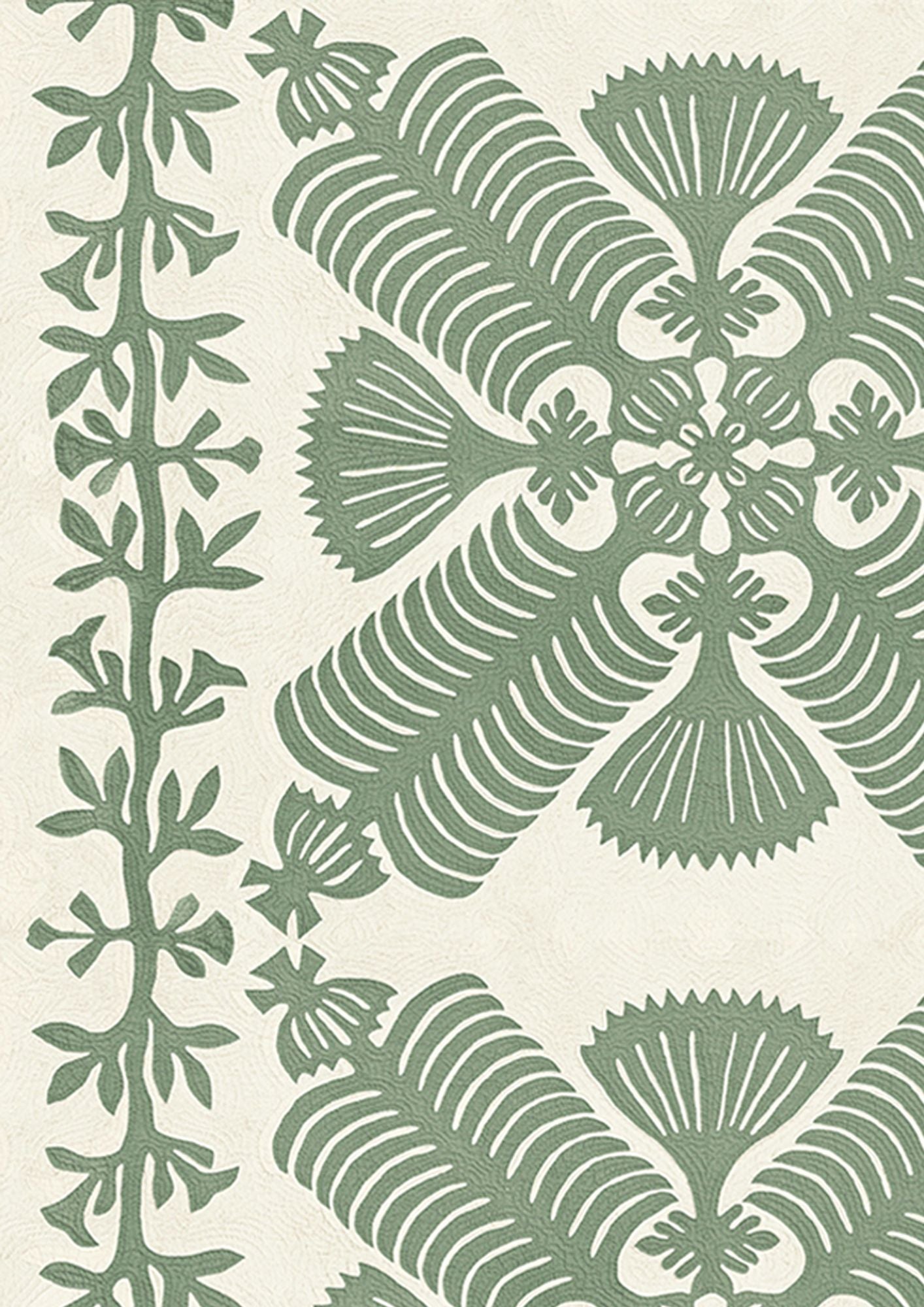 Hawaiian Cactus Patchwork Fabric by Lewis & Wood