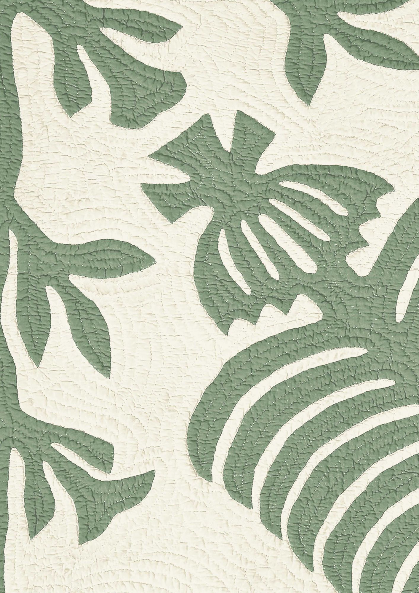 Hawaiian Cactus Patchwork Fabric by Lewis & Wood