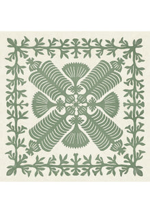 QUILTHW483 Hawaiian Cactus Fabric by Lewis & Wood