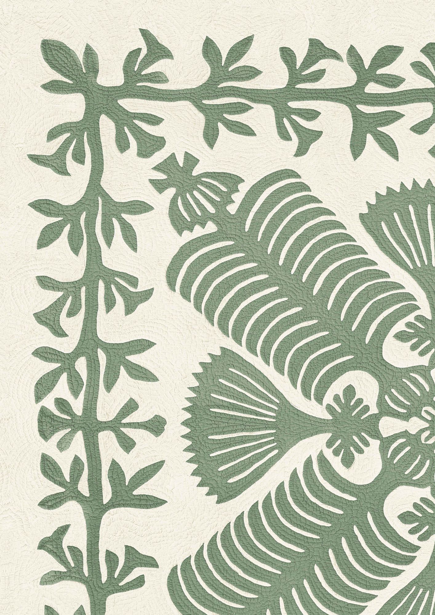 Hawaiian Cactus Patchwork Fabric by Lewis & Wood