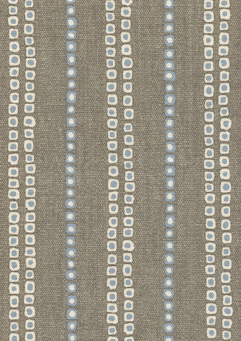 LW 337 633 Jakarta Cocoa Sky Fabric by Lewis & Wood