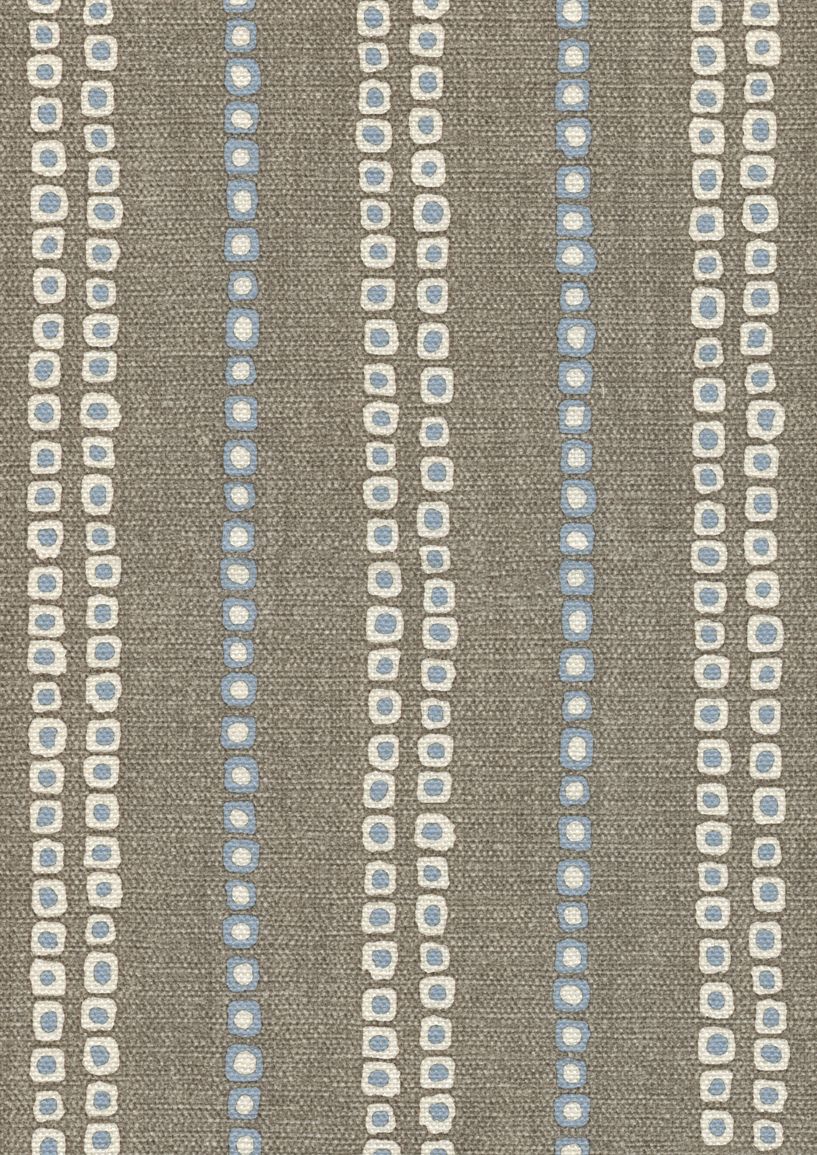 LW 337 633 Jakarta Cocoa Sky Fabric by Lewis & Wood