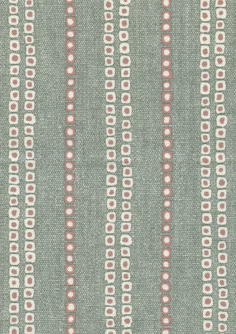 LW 337 636 Jakarta Sage Rose Fabric by Lewis & Wood