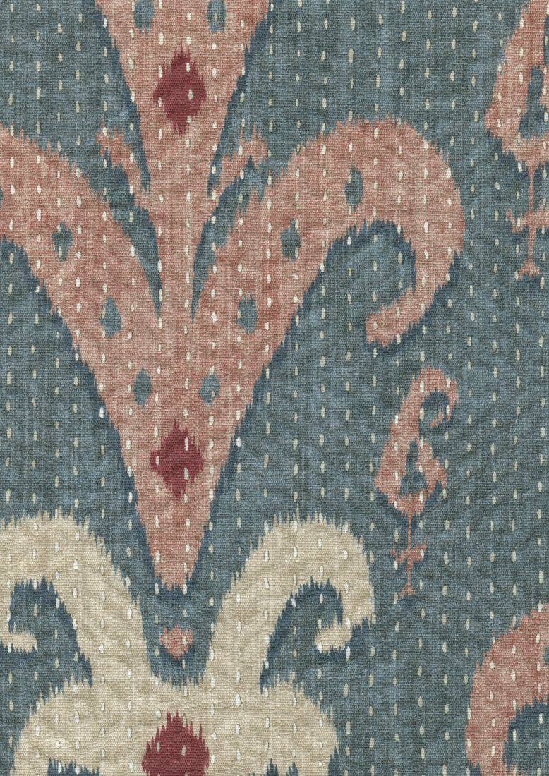 LW 338 635 Kanthakat Marmara Garnet Fabric by Lewis & Wood